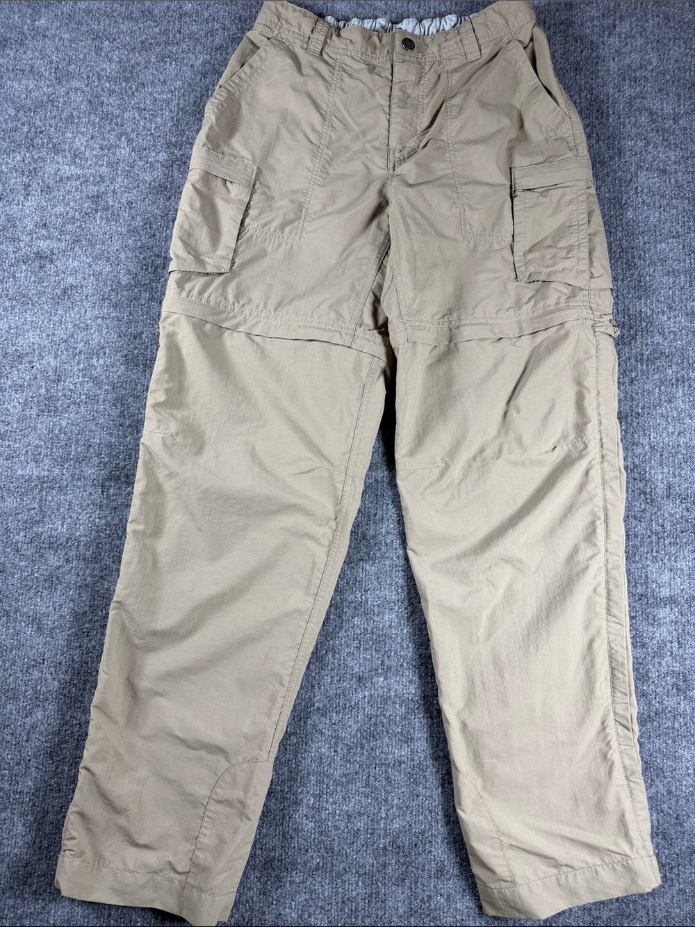 REI Pants Women’s Cargo Convertible Khaki Outdoor Hiking